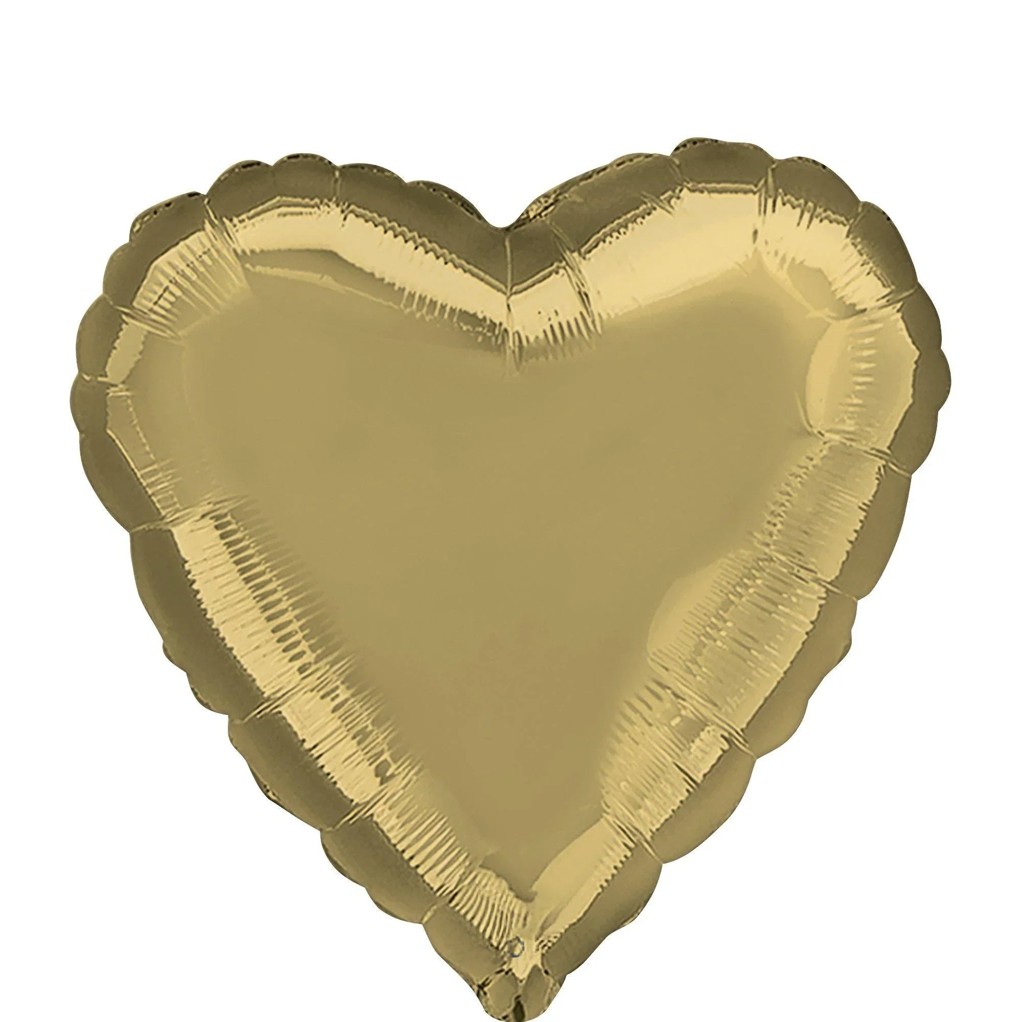 White Gold Heart Balloon, 18" | 1 ct