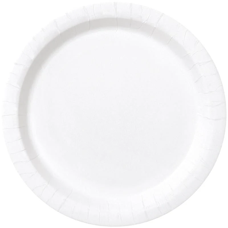 White Paper Dinner Plates | 50ct