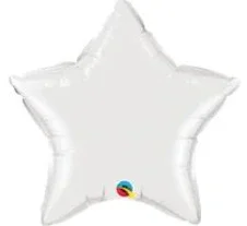 White Star Mylar Balloon 18" | 1ct