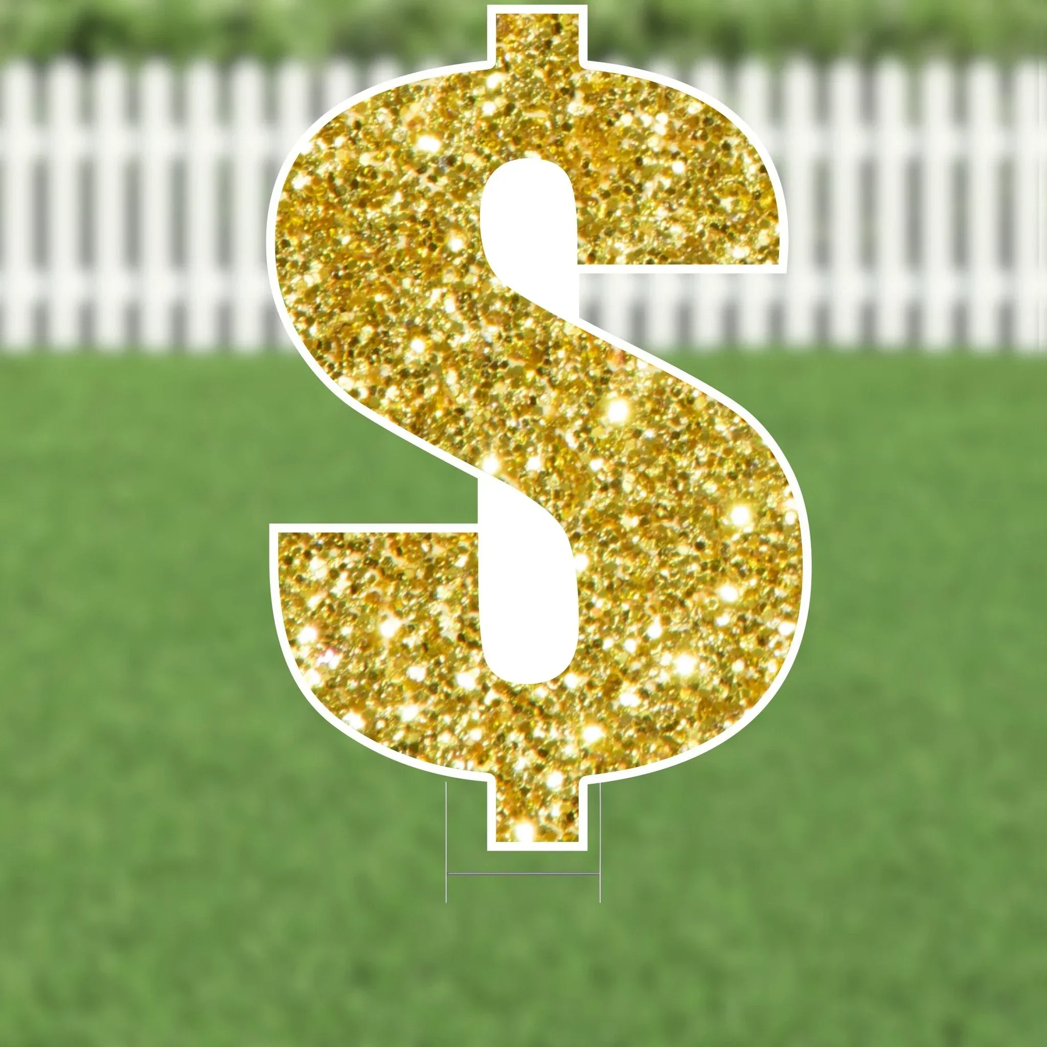 Yard Card Gold Number/Symbol 21.5" | 1ct - Image 11