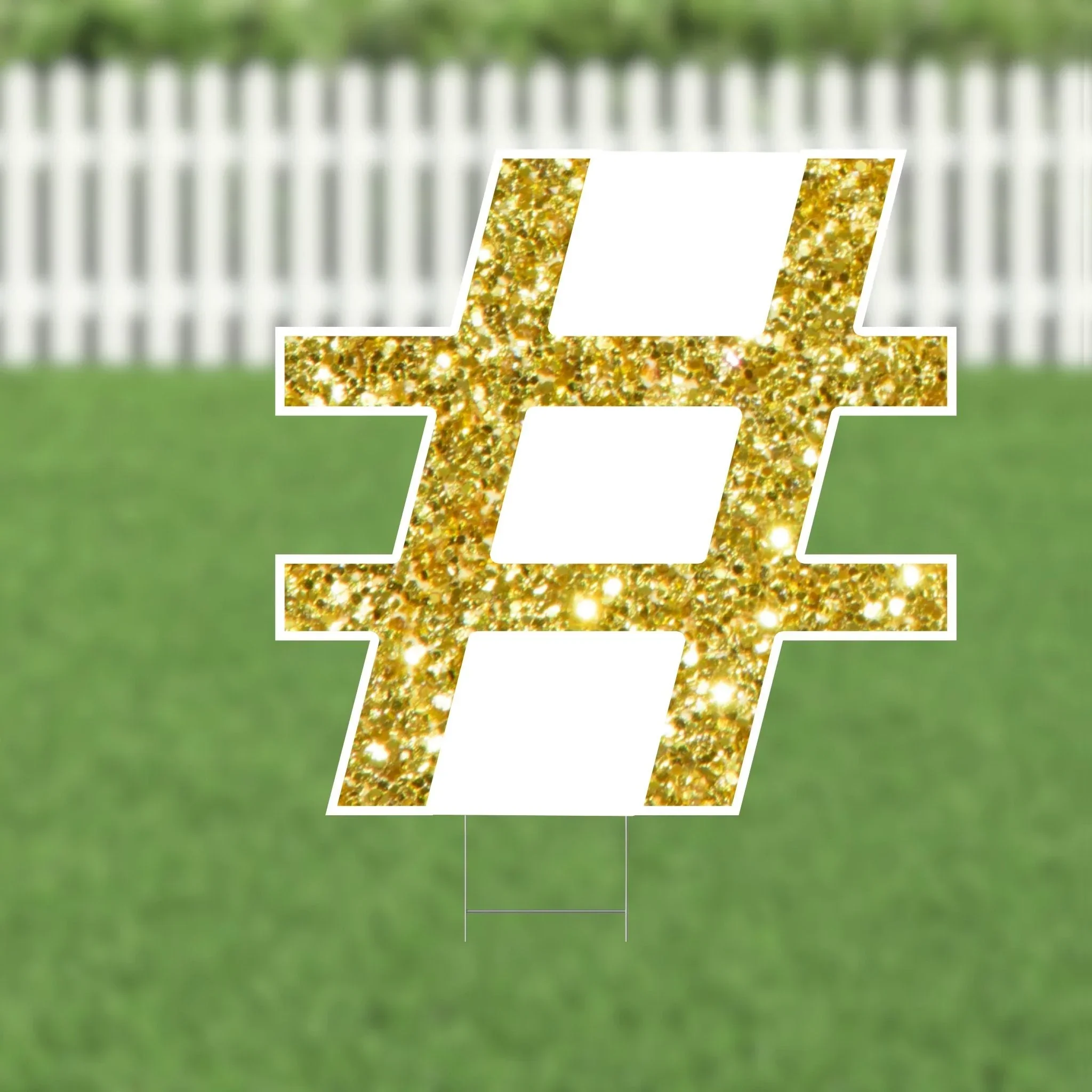 Yard Card Gold Number/Symbol 21.5" | 1ct - Image 12