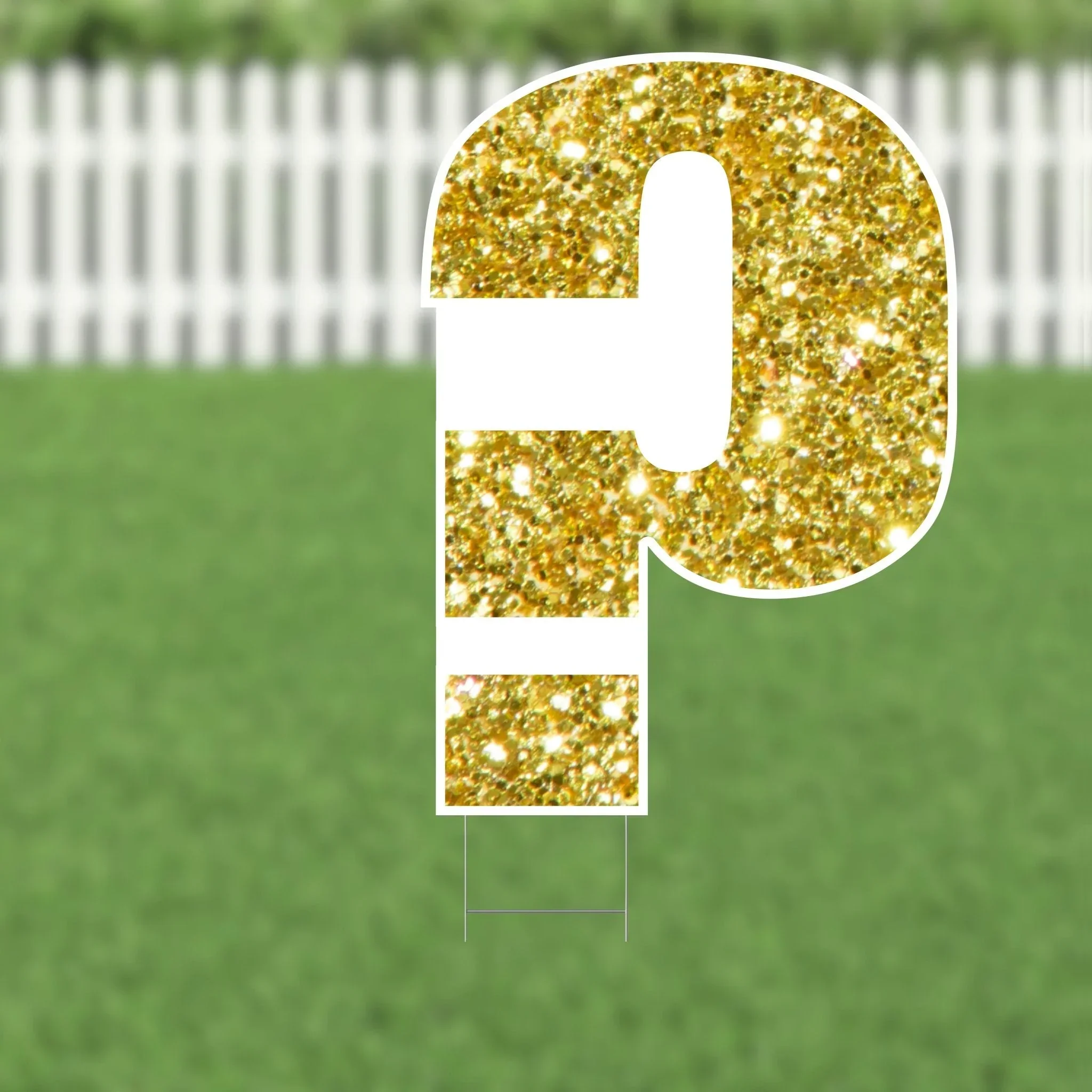 Yard Card Gold Number/Symbol 21.5" | 1ct - Image 14
