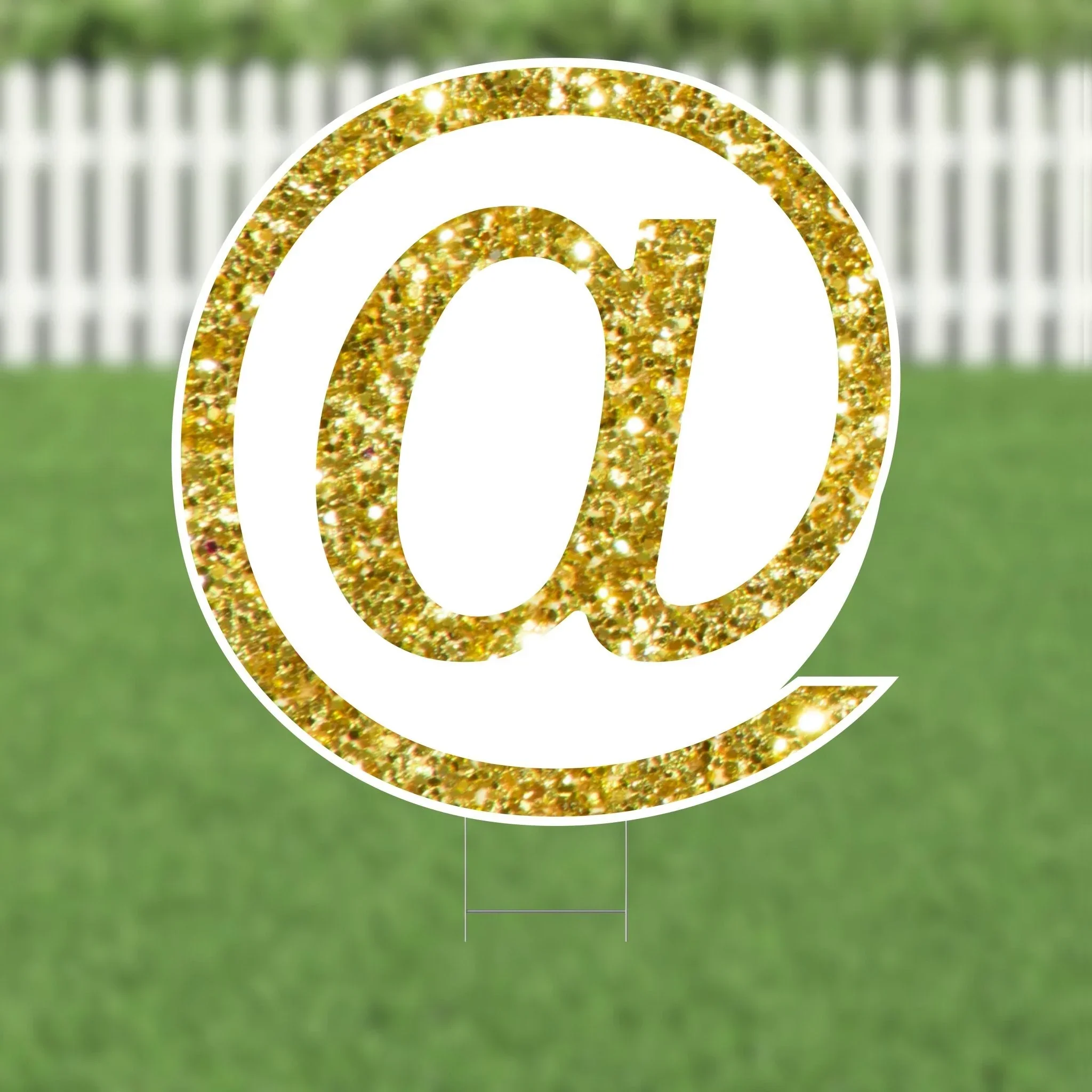 Yard Card Gold Number/Symbol 21.5" | 1ct - Image 16