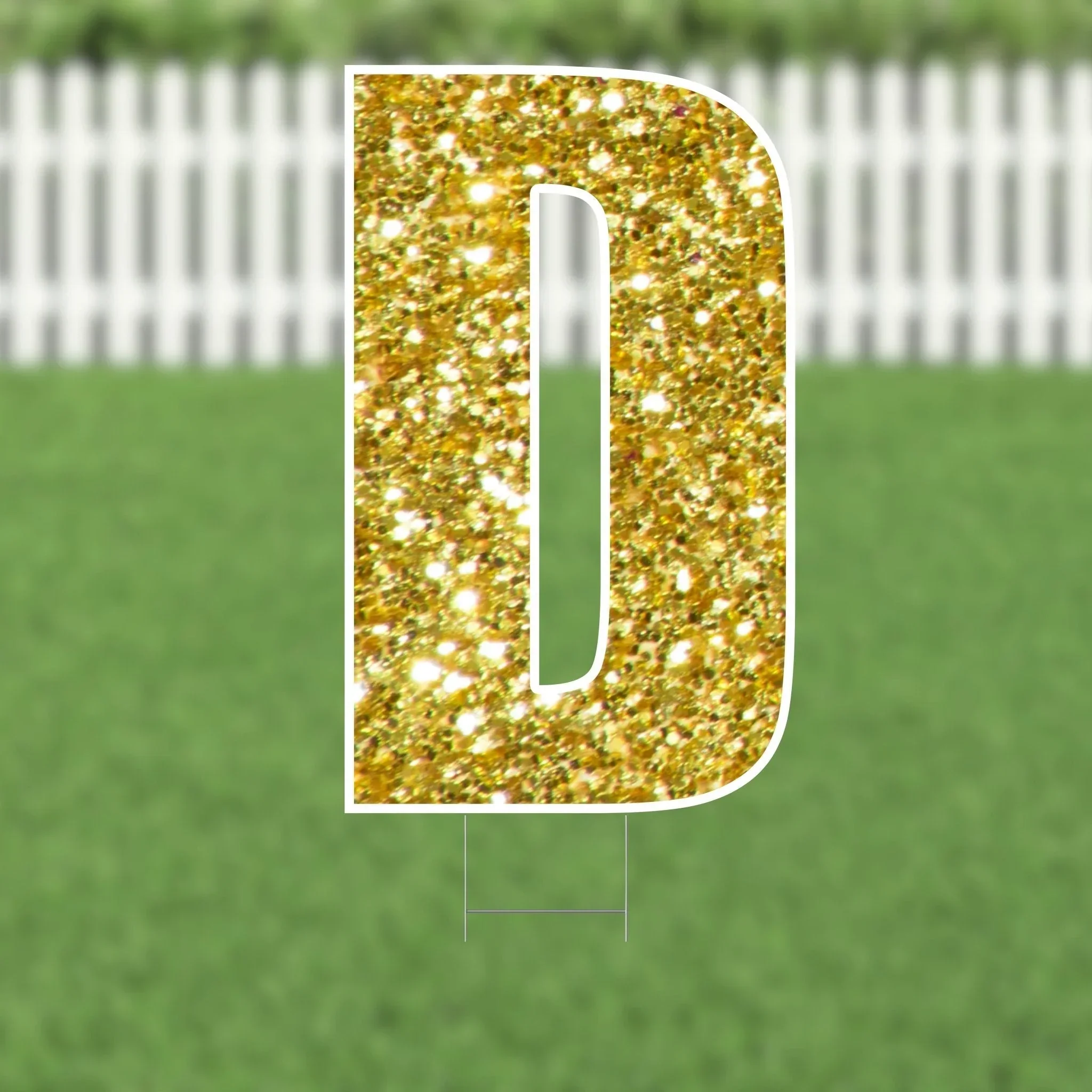 Yard Card Gold Letter 21.5" | 1ct - Image 4