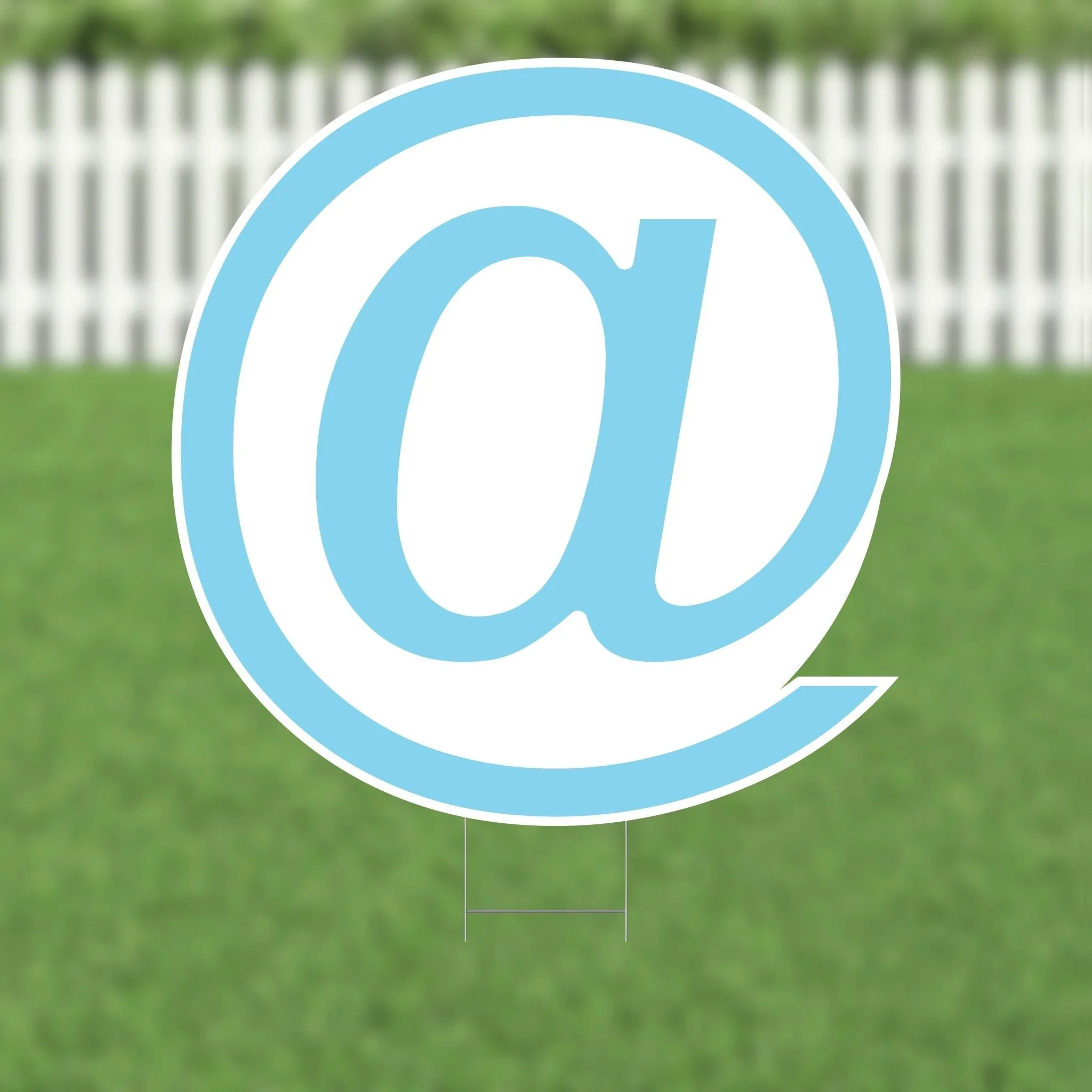 Yard Card Light Blue Number/Symbol 21.5" | 1ct - Image 11