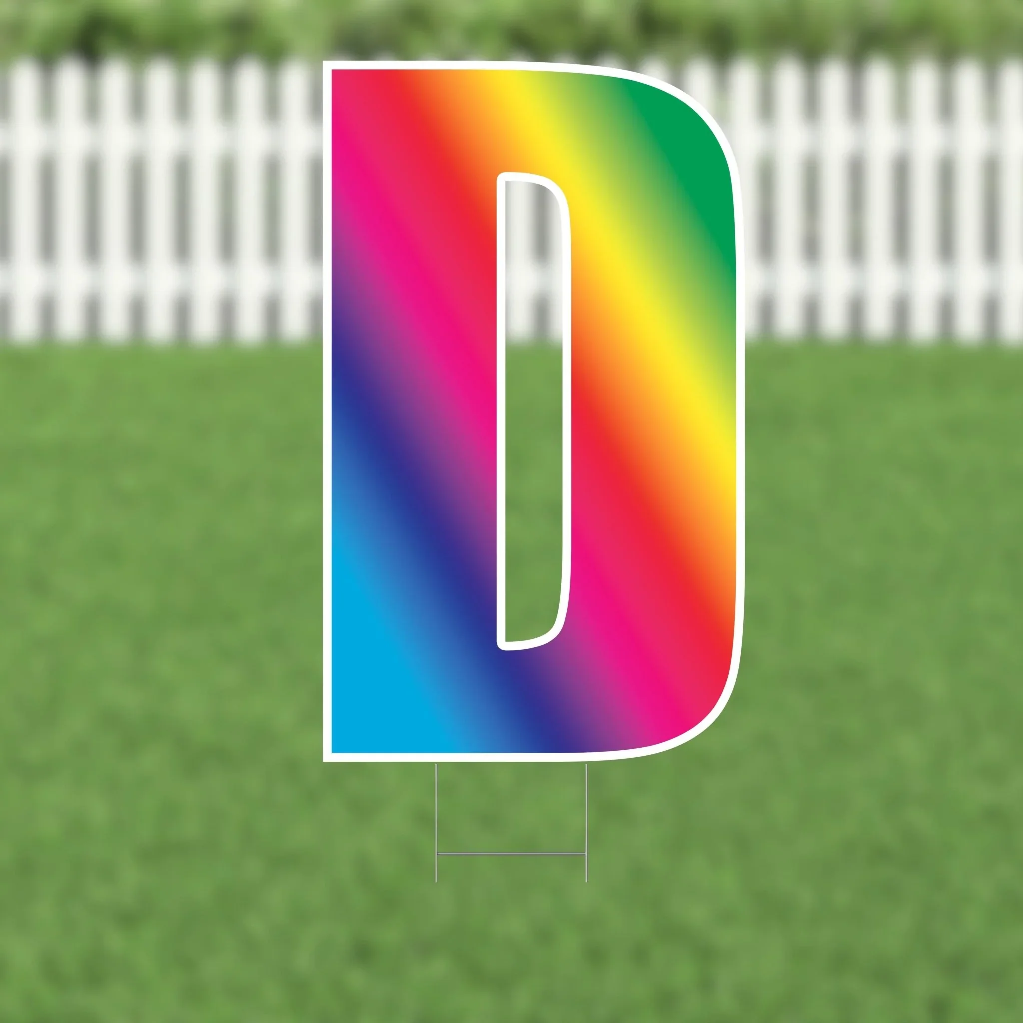 Yard Card Multi-Color Letter 21.5" | 1ct - Image 4