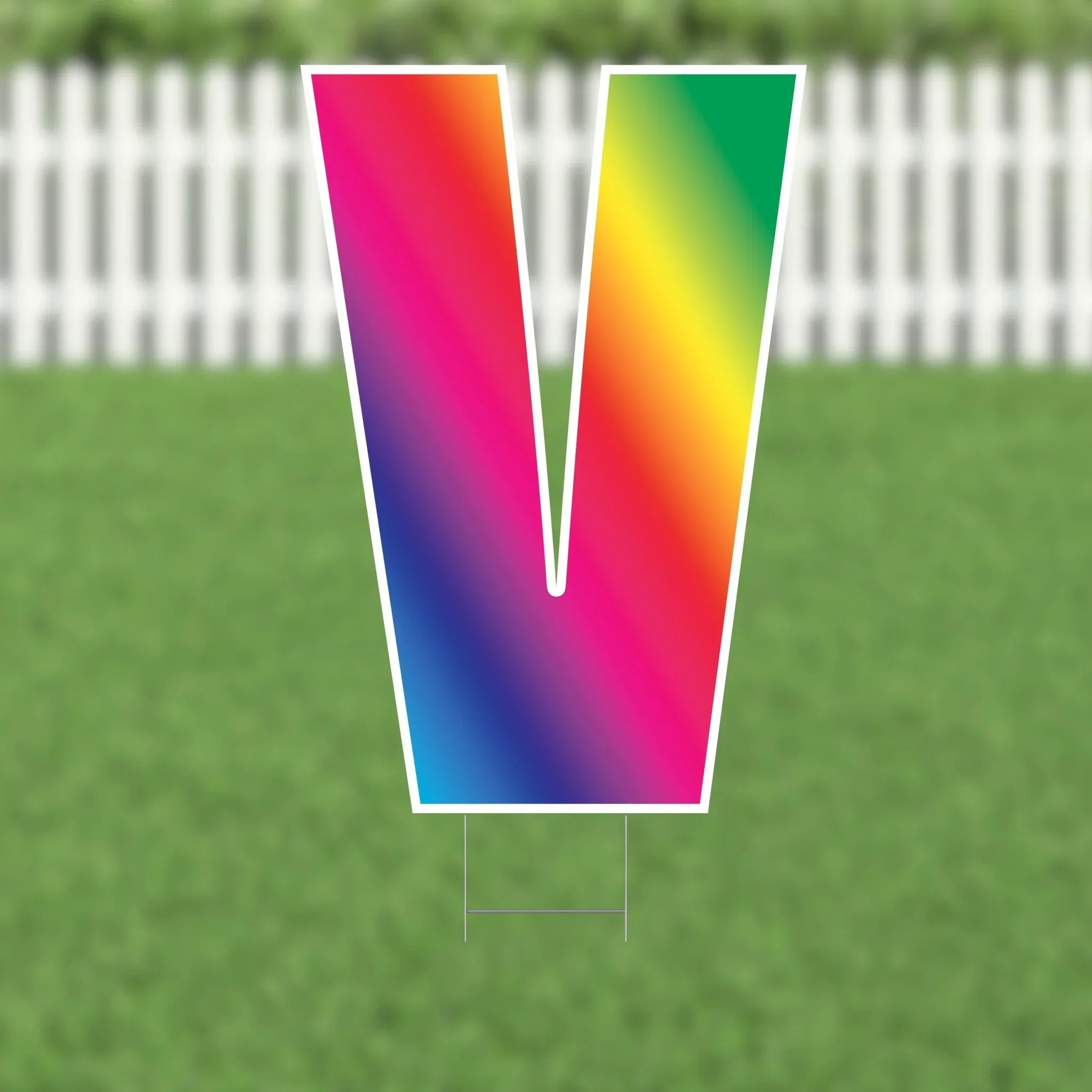 Yard Card Multi-Color Letter 21.5" | 1ct - Image 5