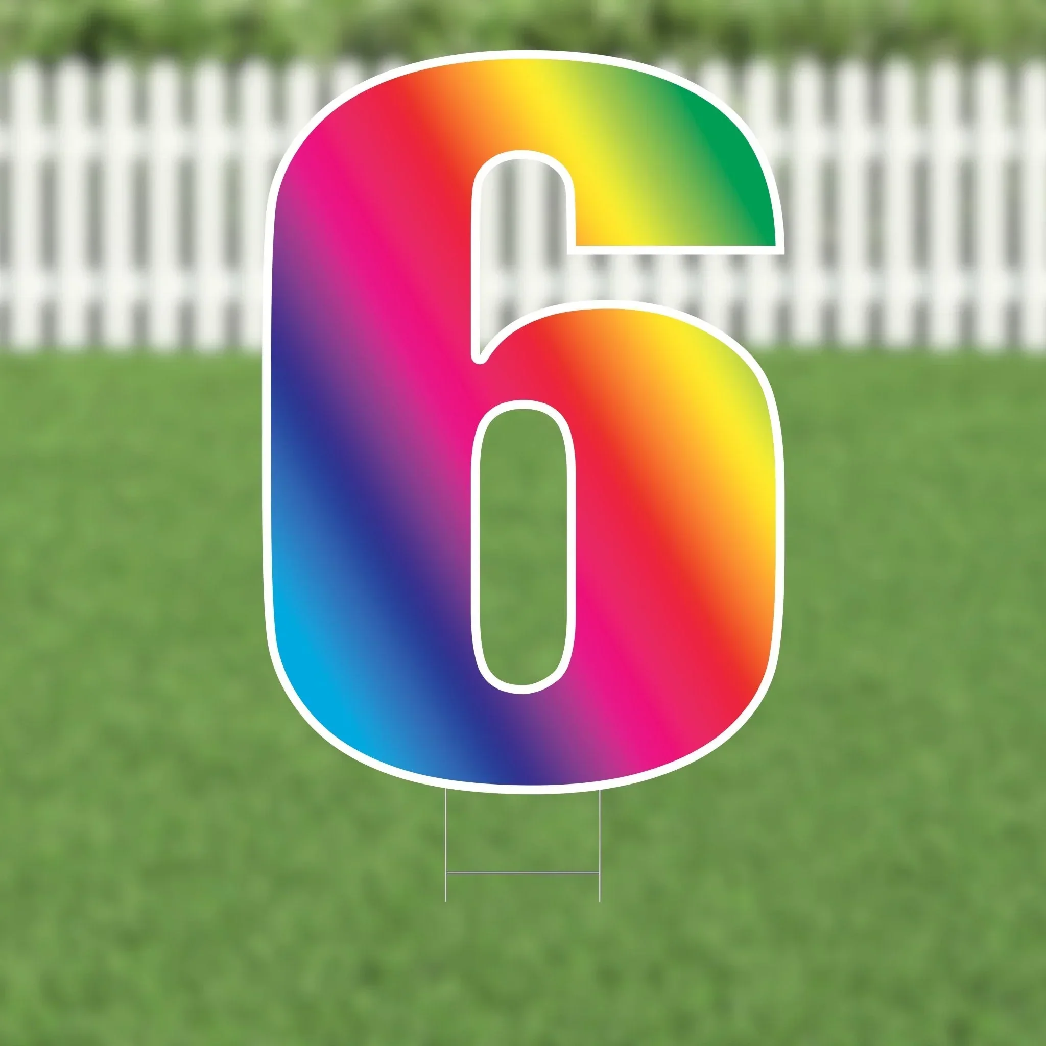 Yard Card Multi-color Number/Symbol 21.5" | 1ct - Image 6