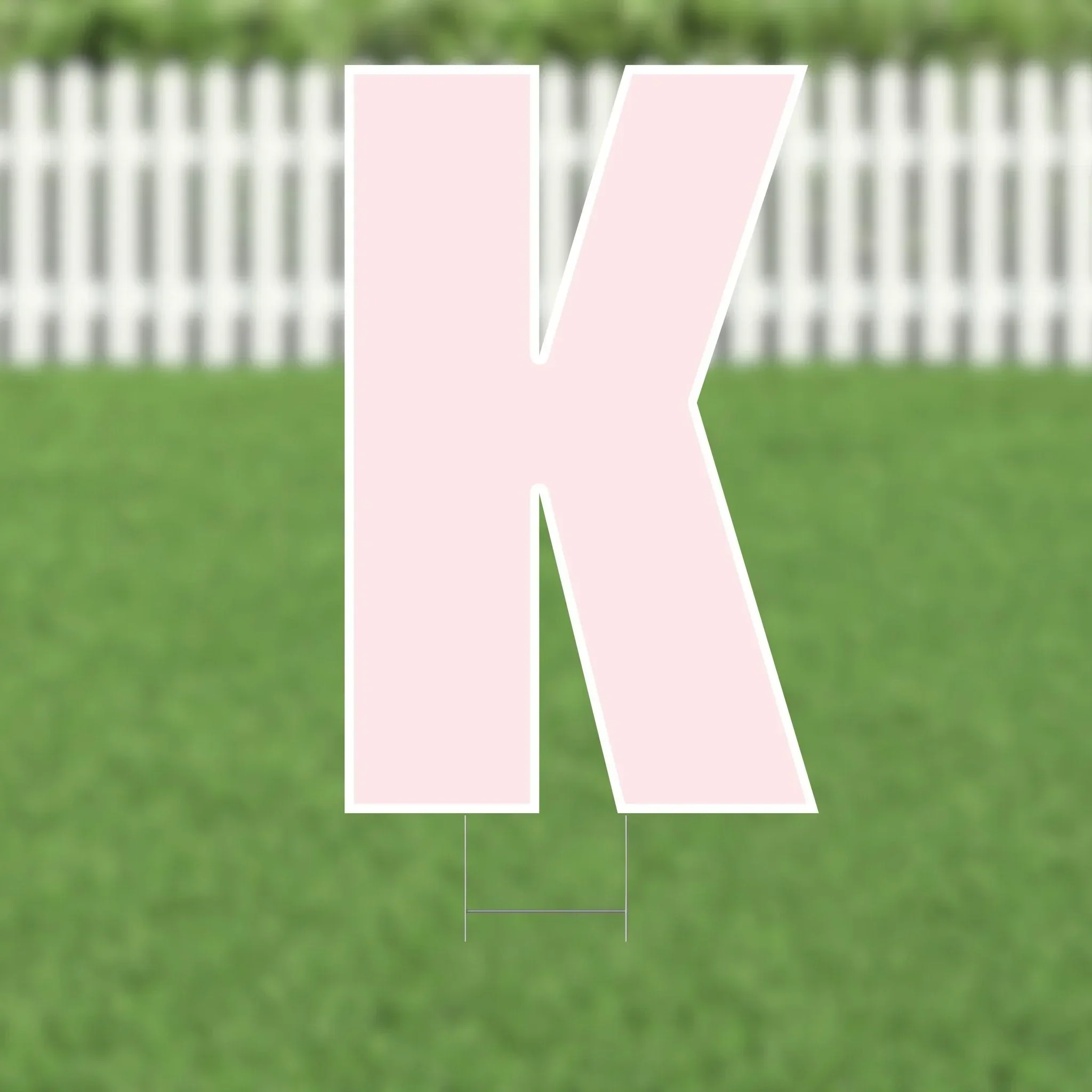 Yard Card Pink Letter 21.5" | 1ct - Image 11
