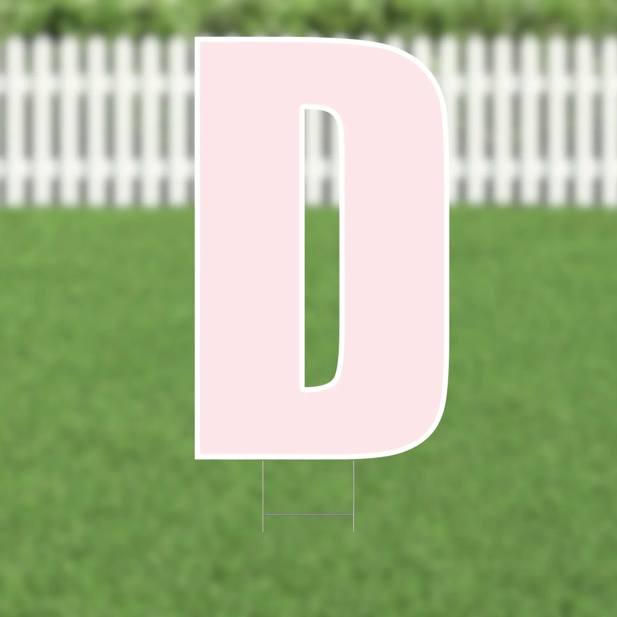 Yard Card Pink Letter 21.5" | 1ct - Image 4