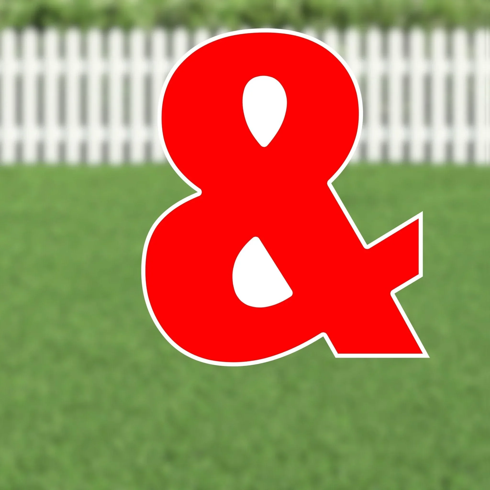 Yard Card Red Number/Symbol 21.5" | 1ct - Image 13